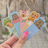 پک بوک مارک / نشانگر کتاب سانریو و کاپی بارا