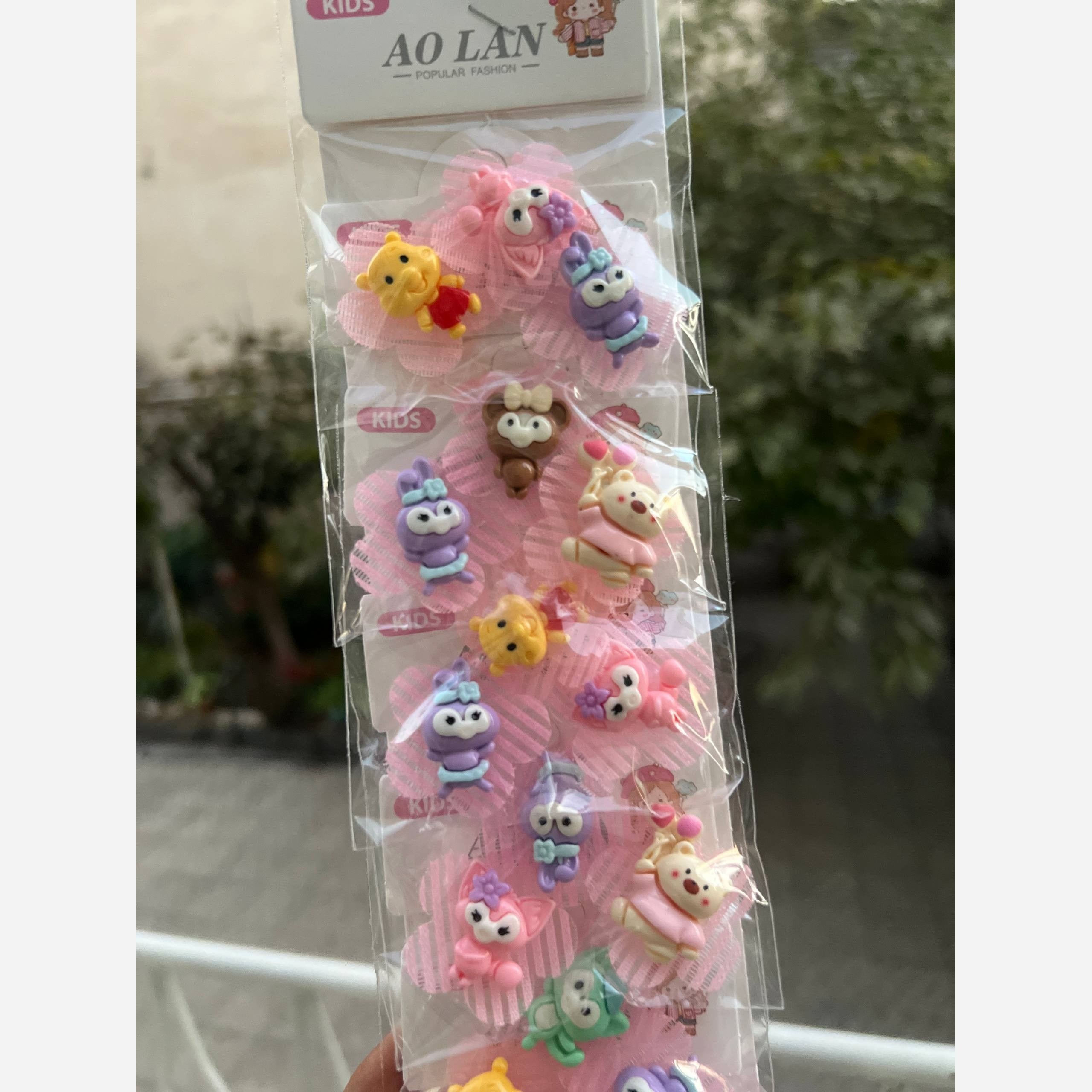 اکسسوری چسبی نوزاد طرح حیوانات 3 عددی