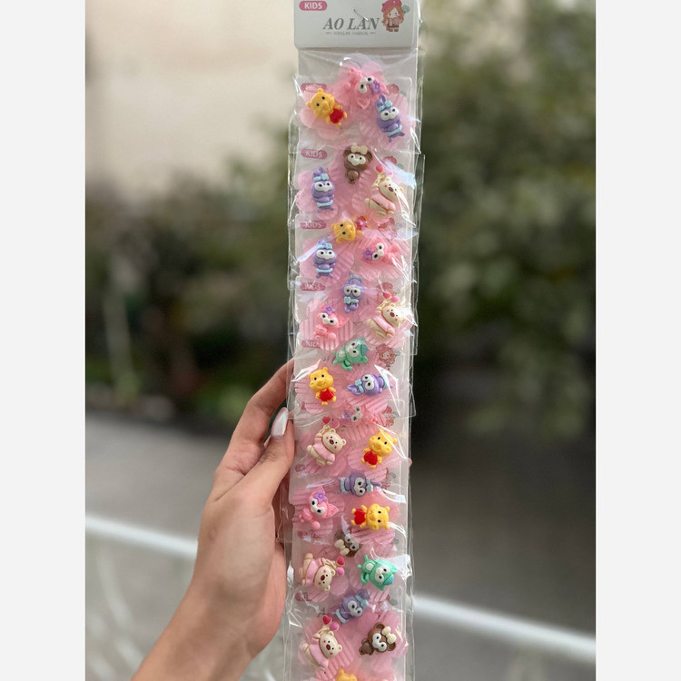 اکسسوری چسبی نوزاد طرح حیوانات 3 عددی