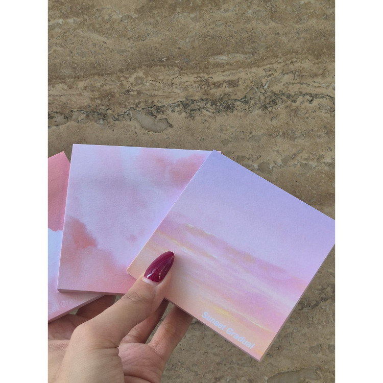استیک نوت sunset پینترستی 5 رنگ