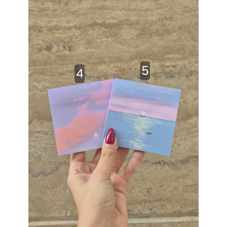 استیک نوت sunset پینترستی 5 رنگ