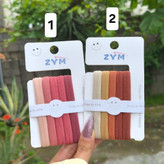 پک کش مو رنگی 5 عددی zym وارداتی