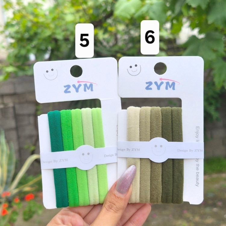 پک کش مو رنگی 5 عددی zym وارداتی
