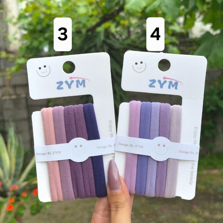 پک کش مو رنگی 5 عددی zym وارداتی