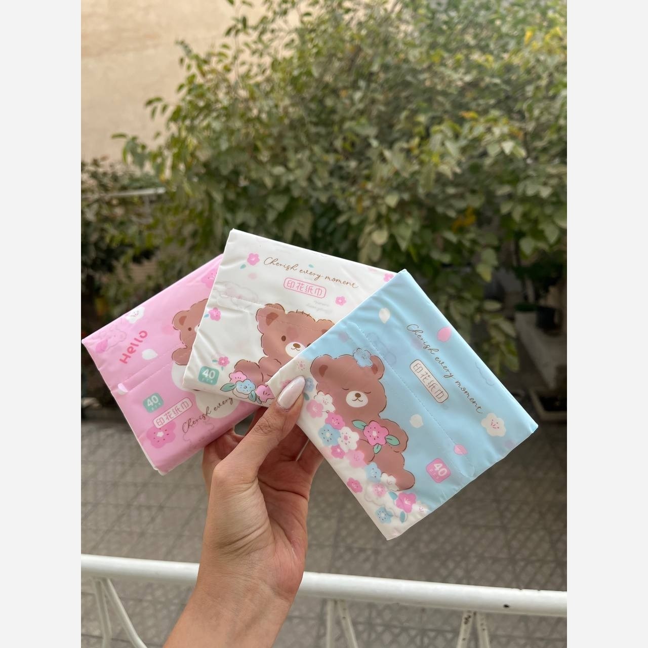 دستمال کاغذی طرح دار فانتزی رومیزی